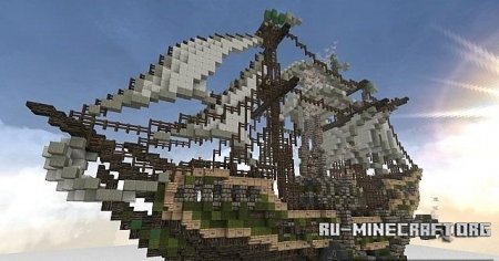  SteamPunk ~RiverInn AirShip~  Minecraft