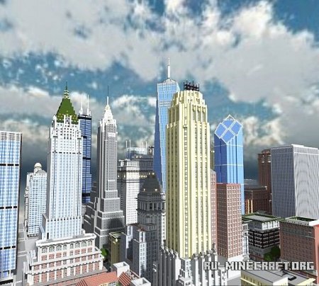  Empirepolis - Enormous American city  Minecraft