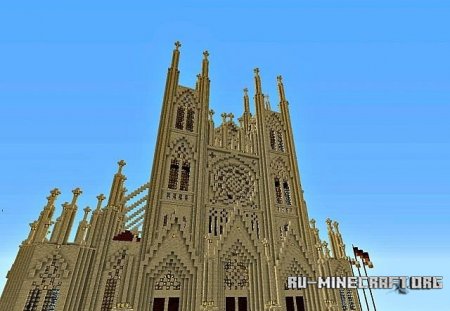  Giant Gothic Cathedral of Saint Nicholas  minecraft