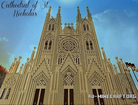  Giant Gothic Cathedral of Saint Nicholas  minecraft