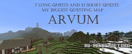  Arvum (a Open world questing map!)   Minecraft