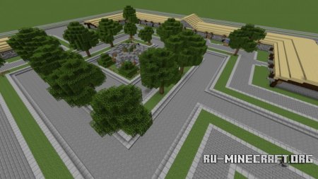  Town Plaza Spawn  Minecraft