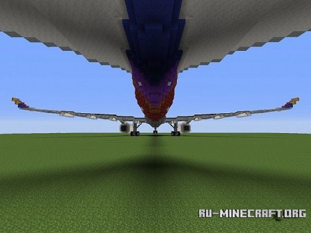  Airbus A330-323X Asiana Airlines  Minecraft