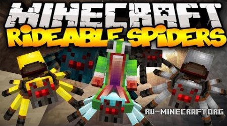  Rideable Spiders  Minecraft 1.7.10