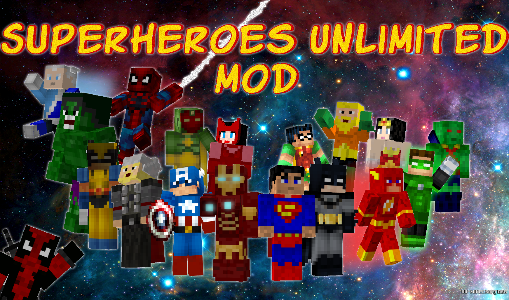 Minecraft marvel mods. Мод на супергероев. Мод Superheroes Unlimited. Моды на майнкрафт Супергерои. Мод на супергероев в майнкрафт.