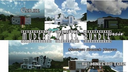  Modern House Bundle  Minecraft