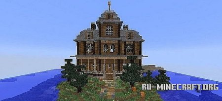  Island Old Mansion  Minecraft