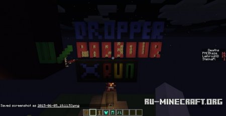  X-Run and Dropper  Minecraft
