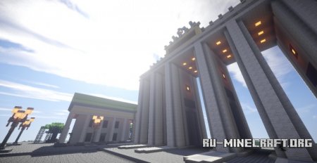  Puerta de Brandenburgo Alemania  Minecraft