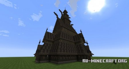  Borgund Stave Church  Minecraft