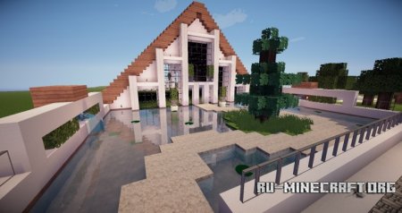  A - Frame House  Minecraft