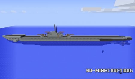  Tench Class Submarine with Full Interior  Minecraft