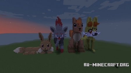  Fox Pokemon!  Minecraft