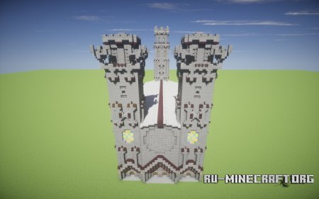Скачать Big Medieval-Gothic Cathedral для Minecraft
