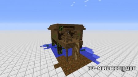  Witch Hut V2  Minecraft