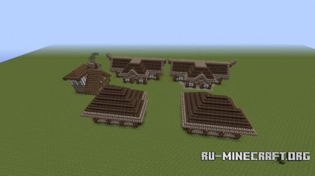  Houses and Blacksmith  Minecraft