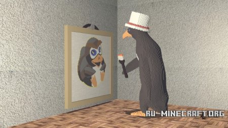  Penguin Doing Pixelart  Minecraft