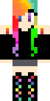  Rainbow Cool Girl  Minecraft