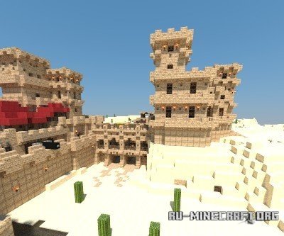  Desert city  Minecraft
