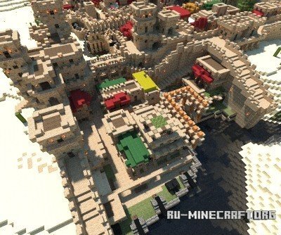  Desert city  Minecraft