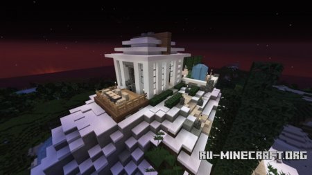  Modern House (Snowy)  Minecraft
