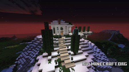  Modern House (Snowy)  Minecraft