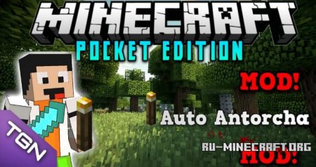  Auto Antorcha  Minecraft PE 0.12.1