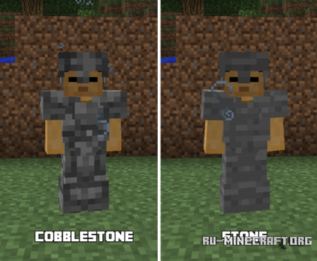  Cobblestone and Stone Armor  Minecraft PE 0.12.1