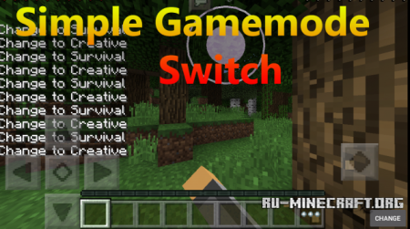  Simple Gamemode Changer  Minecraft PE 0.12.1