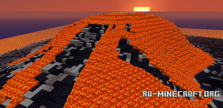  Lava island survival   Minecraft