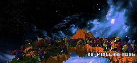  Mushroom sky island   Minecraft