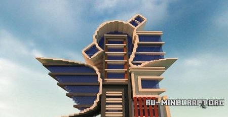  Modern/Futurist City Building   Minecraft