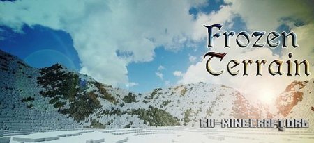  Realistic Snowy Mountains- Costum Terrain    Minecraft