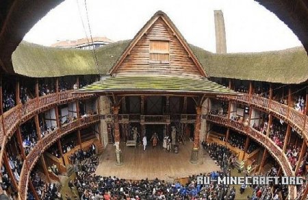  Shakespeare's Globe Theatre in London   Minecraft
