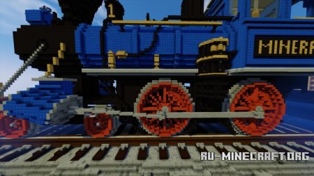  America Steam Locomotive  Minecraft