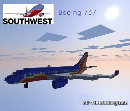  Southwest - Boeing 737-300   Minecraft