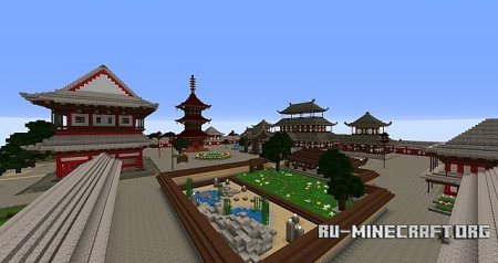  Japanese City of Haru Iwa  Minecraft