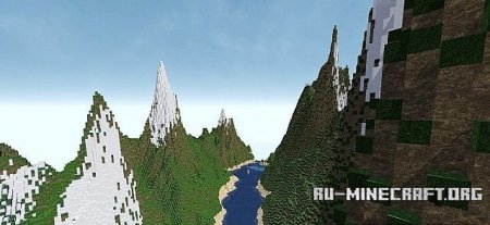 Valley of the Mountains   Minecraft