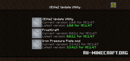  XEliteZ Mod Update Utility   Minecraft 1.7.10