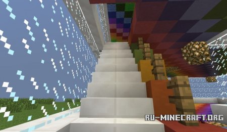  Rainbow House  Minecraft