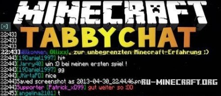  TabbyChat 2  Minecraft 1.8