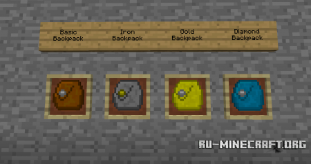  Iron Backpacks  Minecraft 1.8