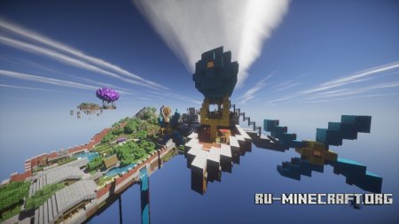 Fallen Island  Minecraft