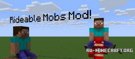  Rideable Mobs  Minecraft 1.7.10