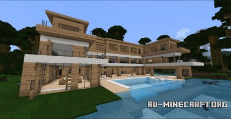 Скачать Modern House Jungle для Minecraft