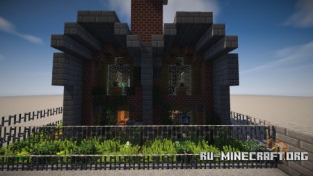  Redstone House (Medieval Style)  Minecraft