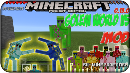  Golem World  Minecraft PE 0.13.0