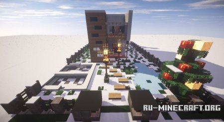  Merry CHristmas! [Modern House]  Minecraft