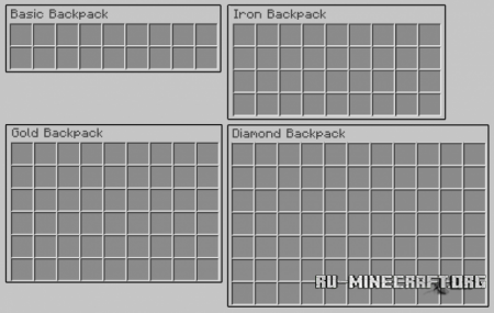  Iron Backpacks  Minecraft 1.8.8