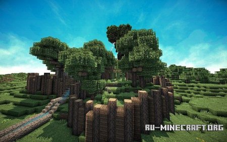  Fathenwood - an Elven Settlement  Minecraft